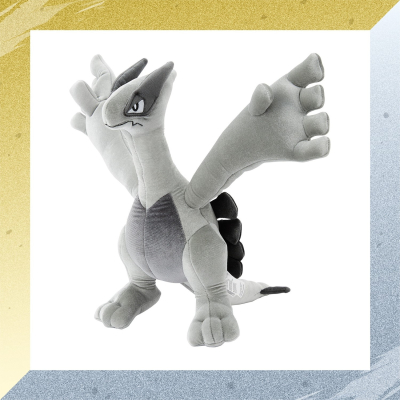 Officiële Pokemon center Knuffel Gold & Silver 25th Anniversary zilver Shiny Lugia  +/- 42cm (breedt)